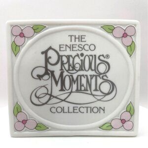 The Enesco Precious Moments Collection Porcelain Shelf Sitter Sign, 1990